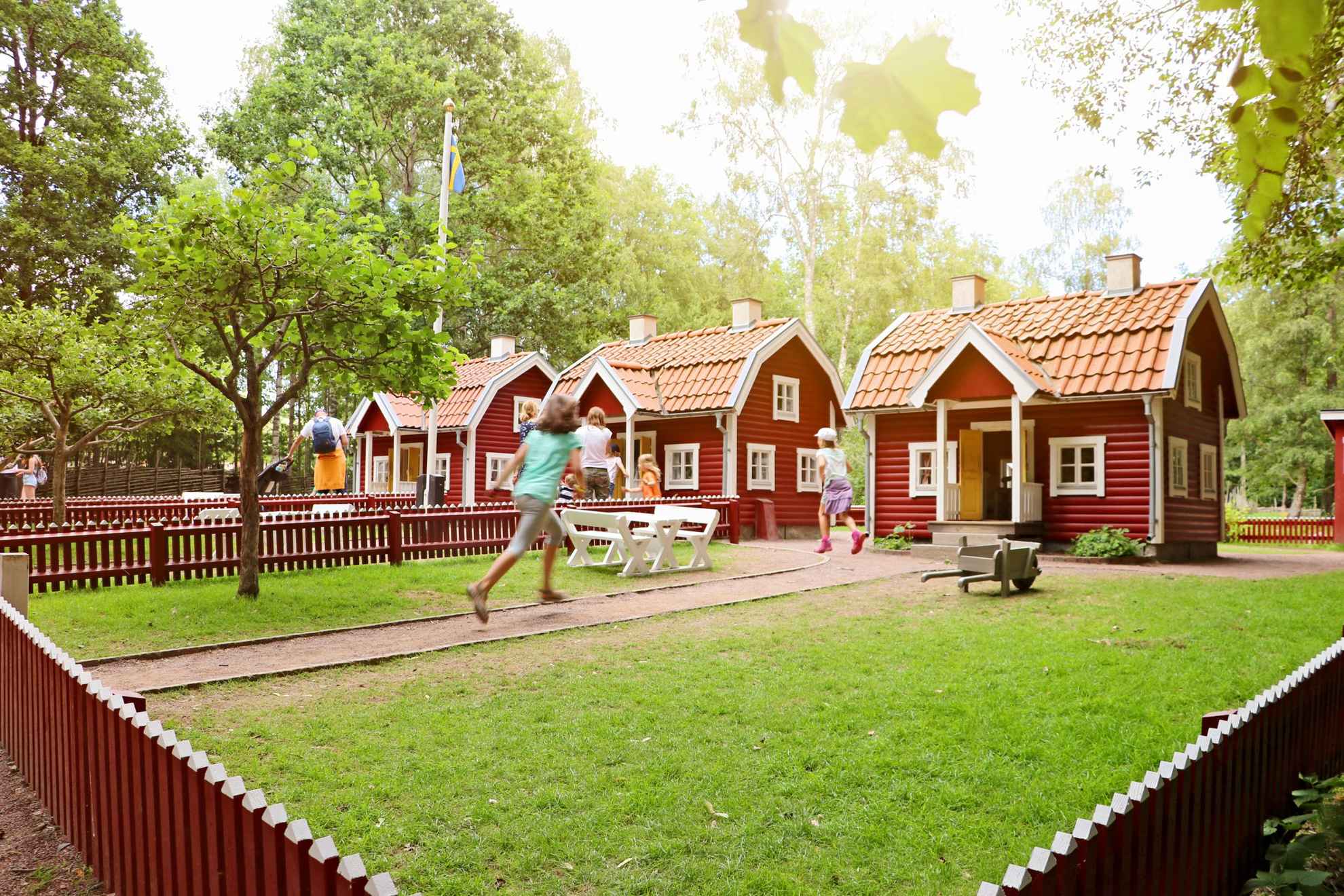 Le village de Bullerbyn dans le monde d'Astrid Lindgren dans le Småland