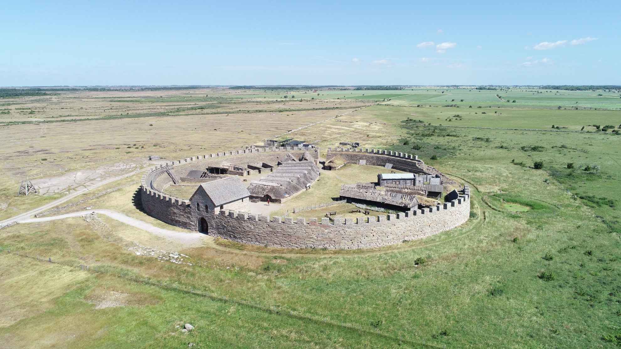 La forteresse d'Eketorp sur l'île d'Öland