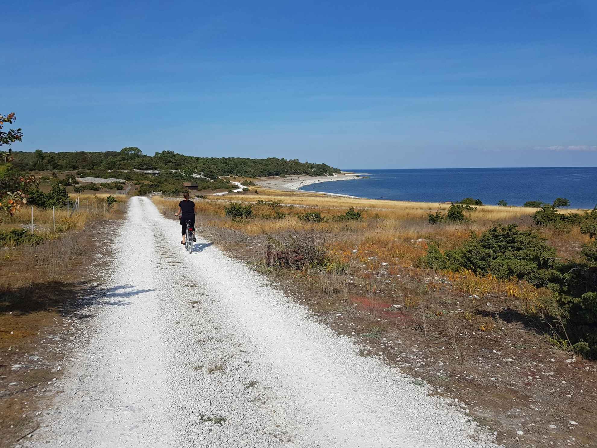 Promenade à vélo sur l'île de Gotland