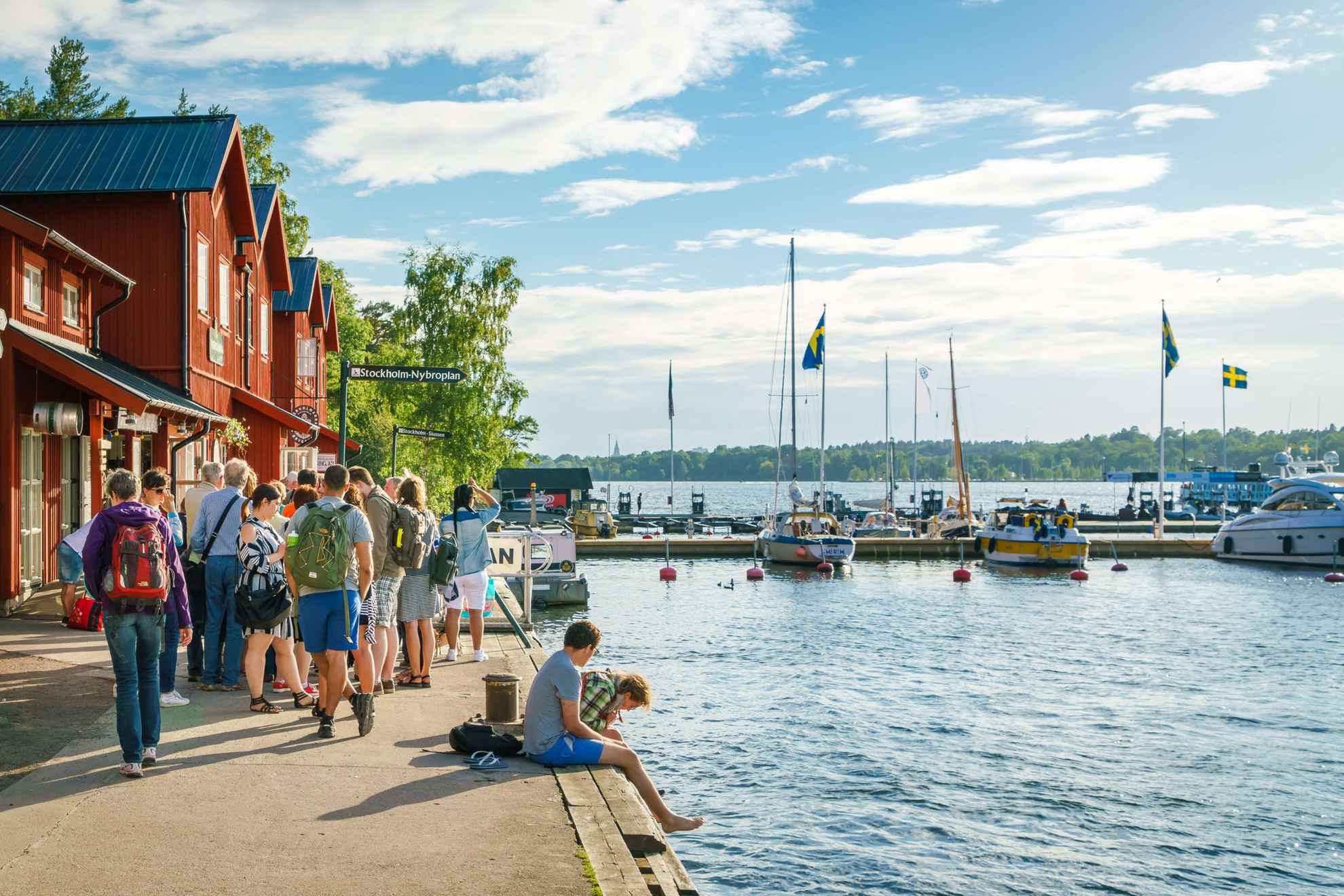 Fjäderholmarna, dans l'archipel de Stockholm