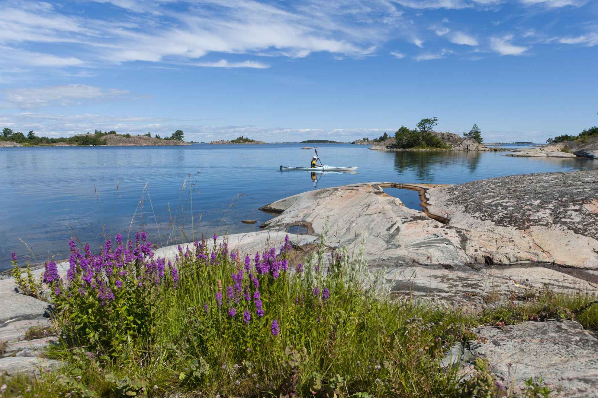 Kayak dans l'archipel de Stockholm