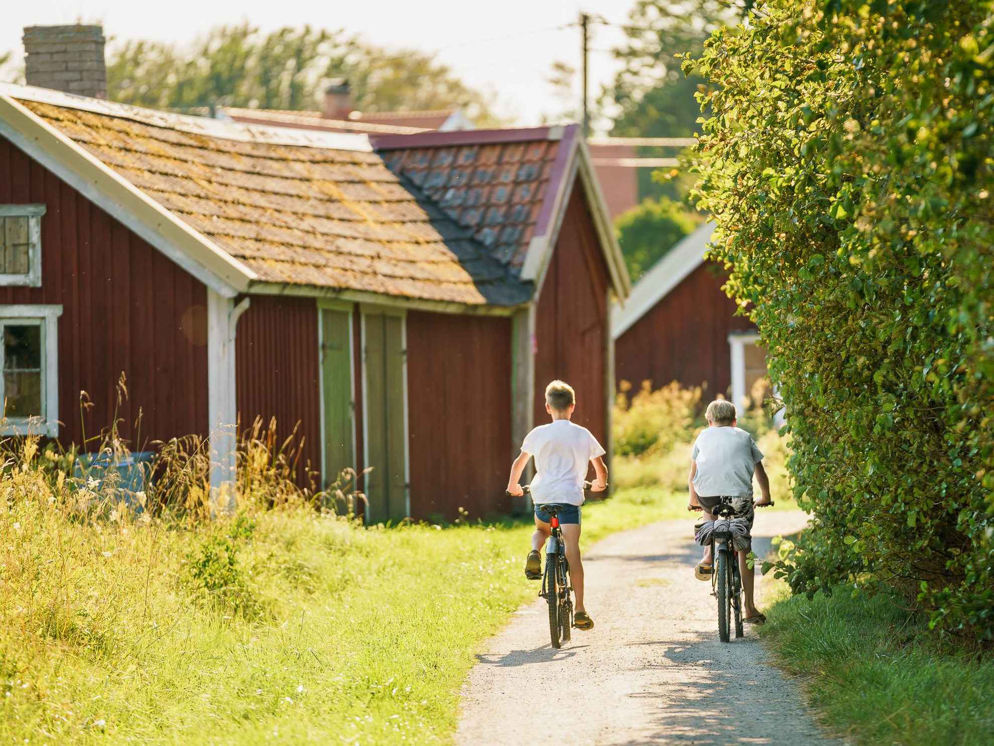 Faire du vélo sur l'île de Norröra
