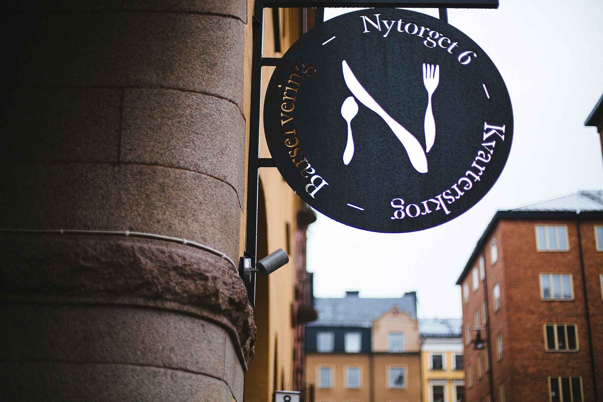 Extérieur du restaurant Nytorget 6, Stockholm