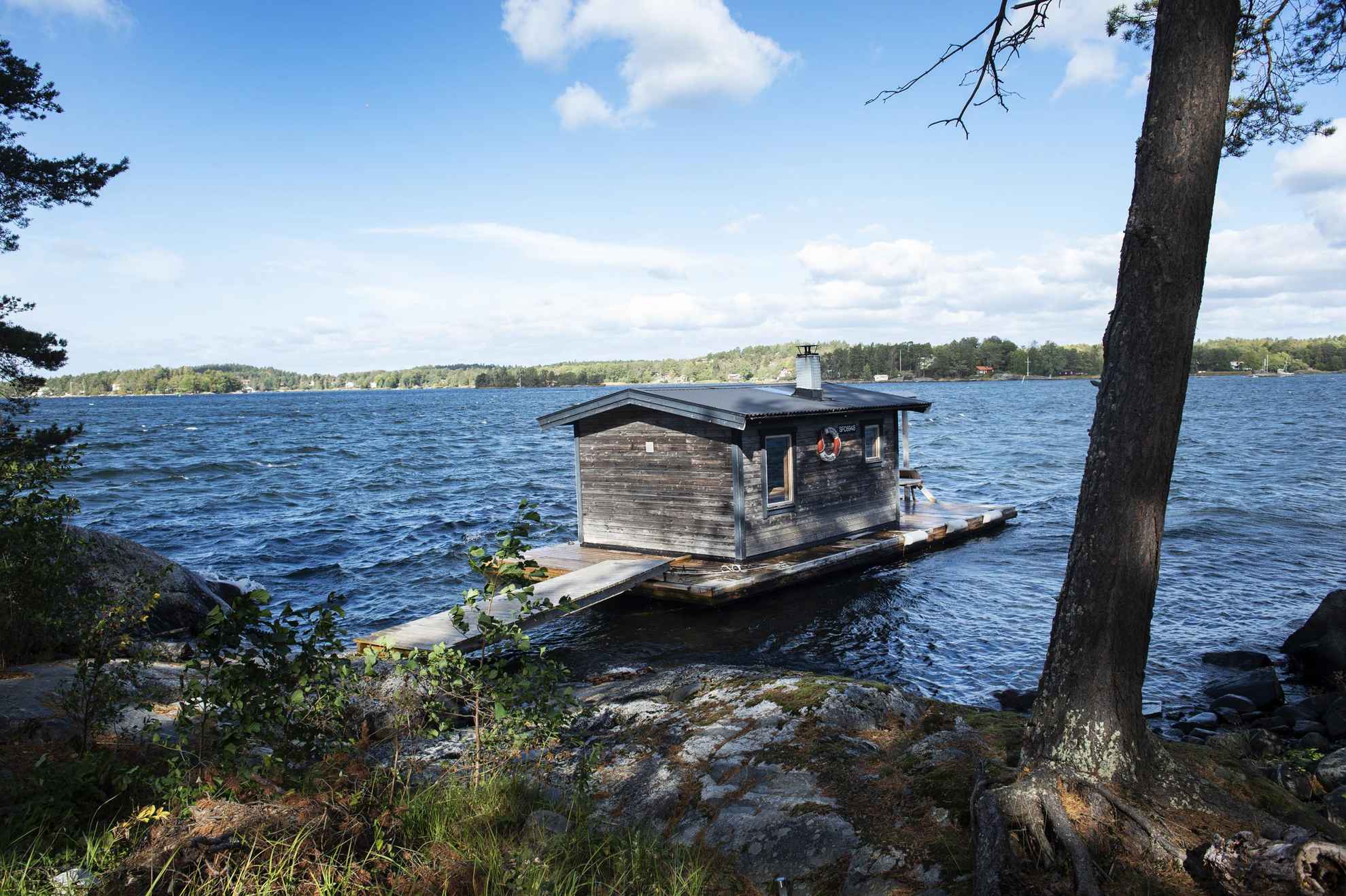 Sauna dans l'archipel de Stockholm