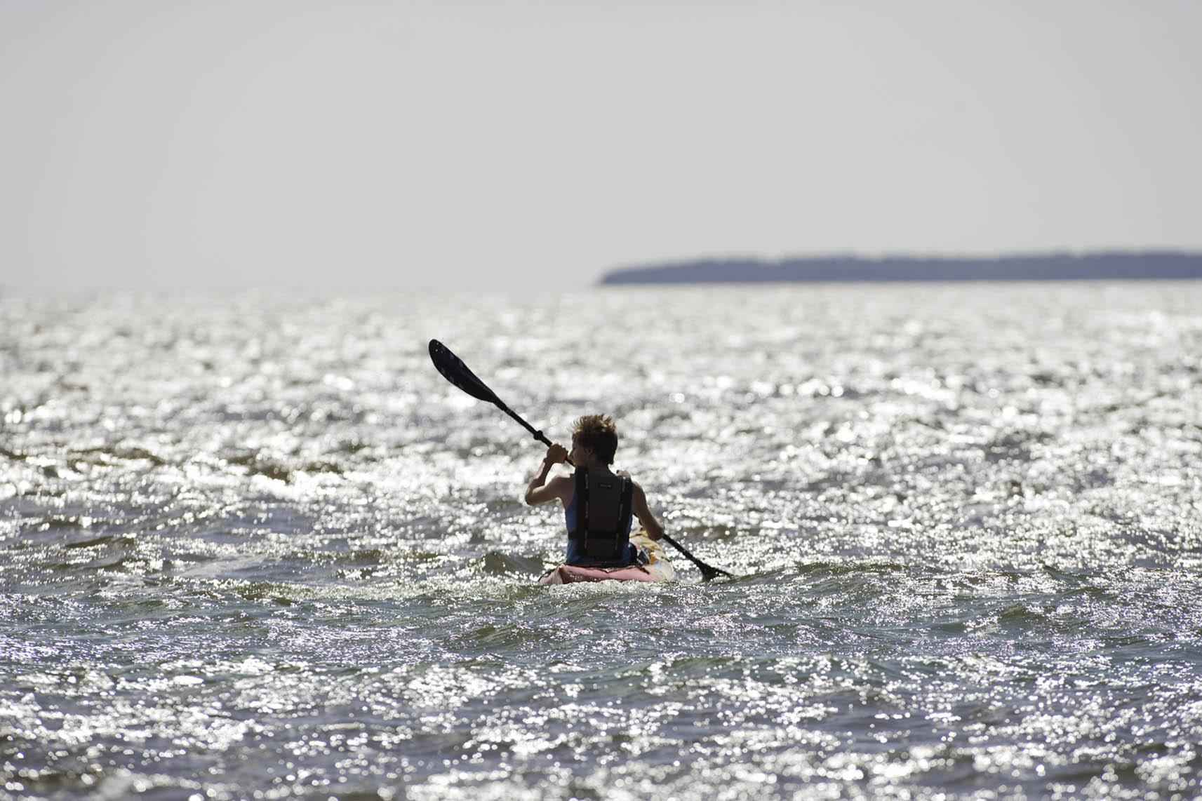 Kayak sur le lac Vänern