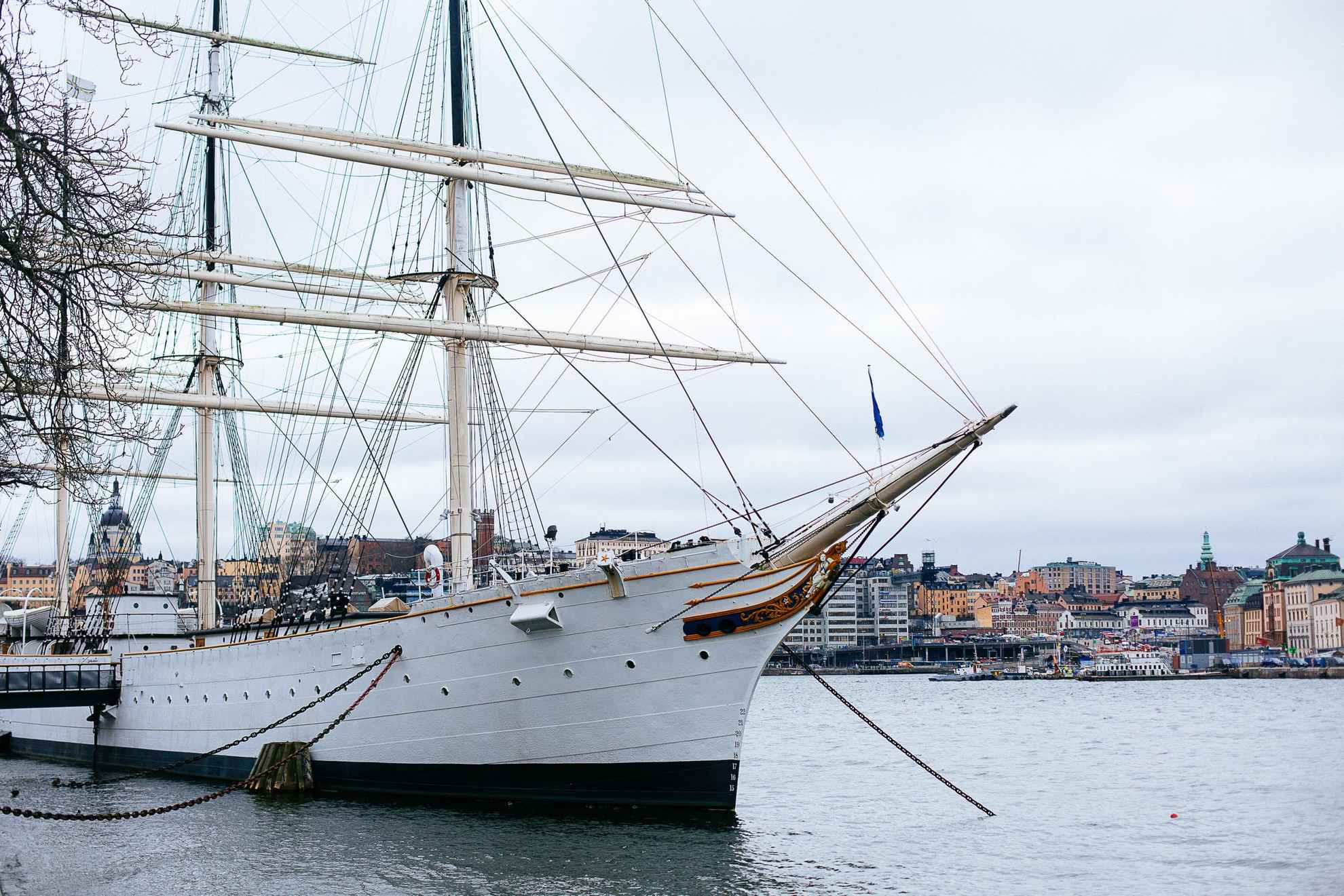 Auberge de jeunesse - bateau Af Chapman à Stockholm