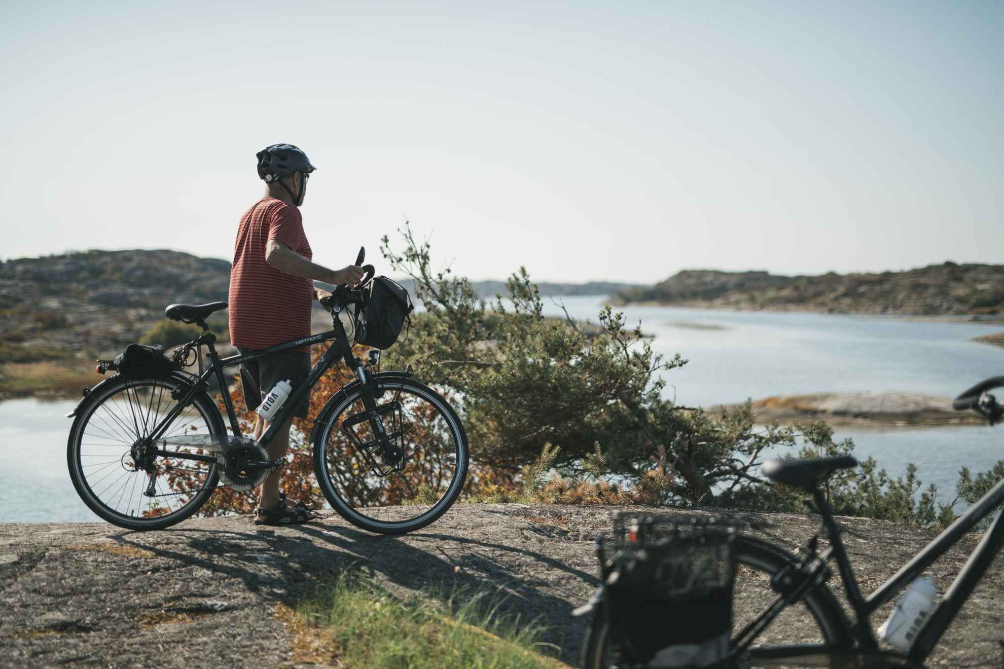 Faire du vélo dans l'archipel de Göteborg