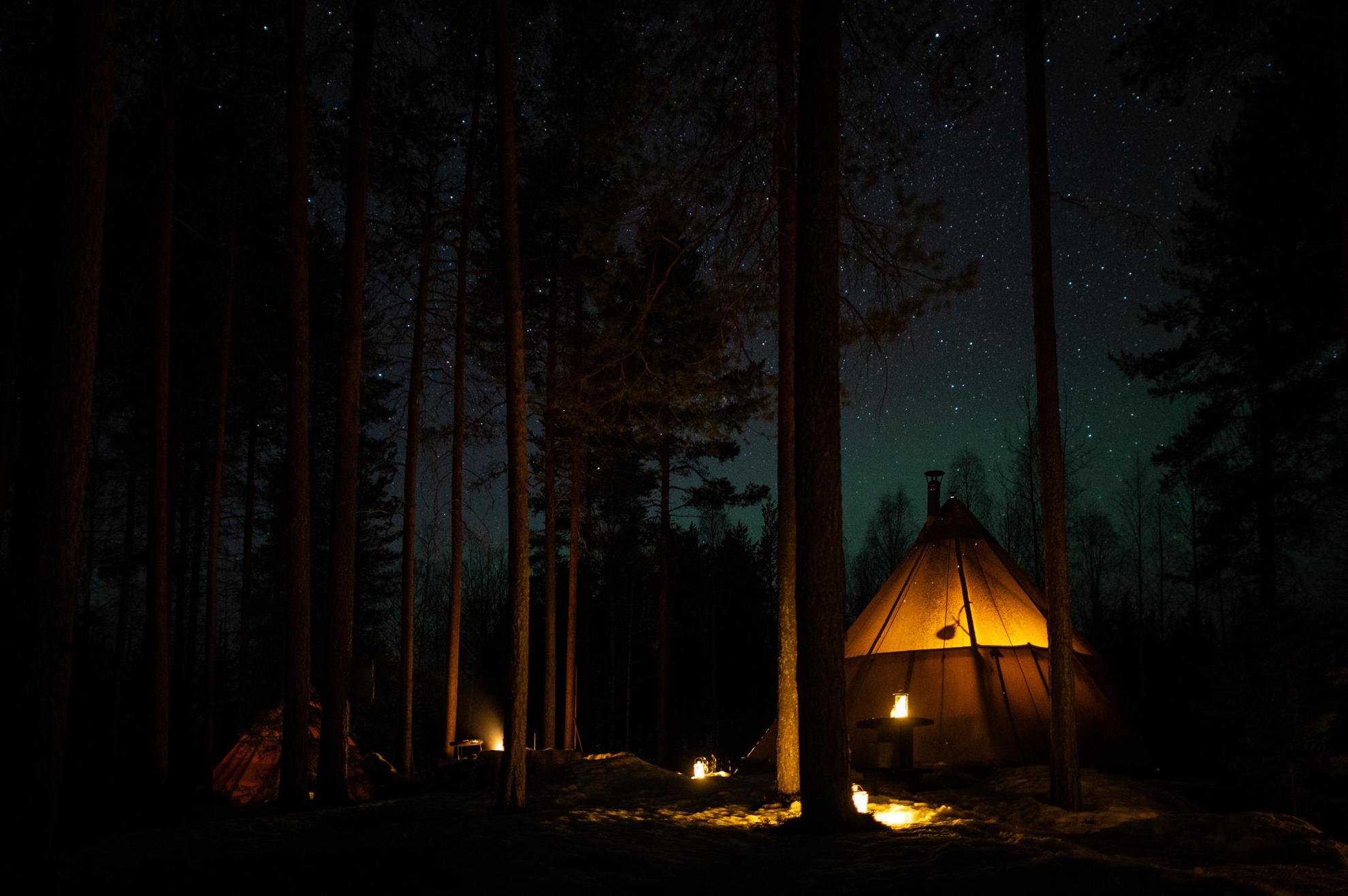 Aurora Safari Camp en Laponie suédoise