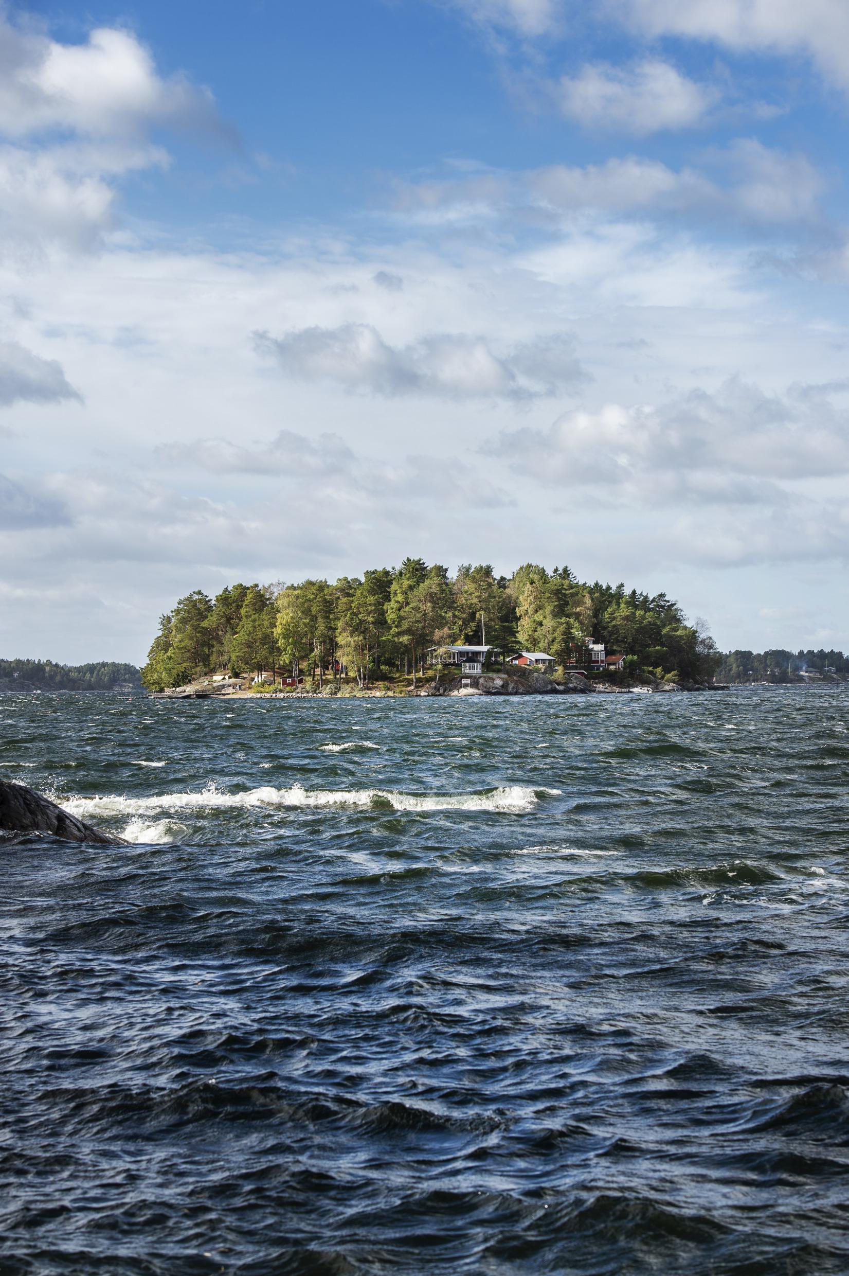Une île de l'archipel de Stockholm