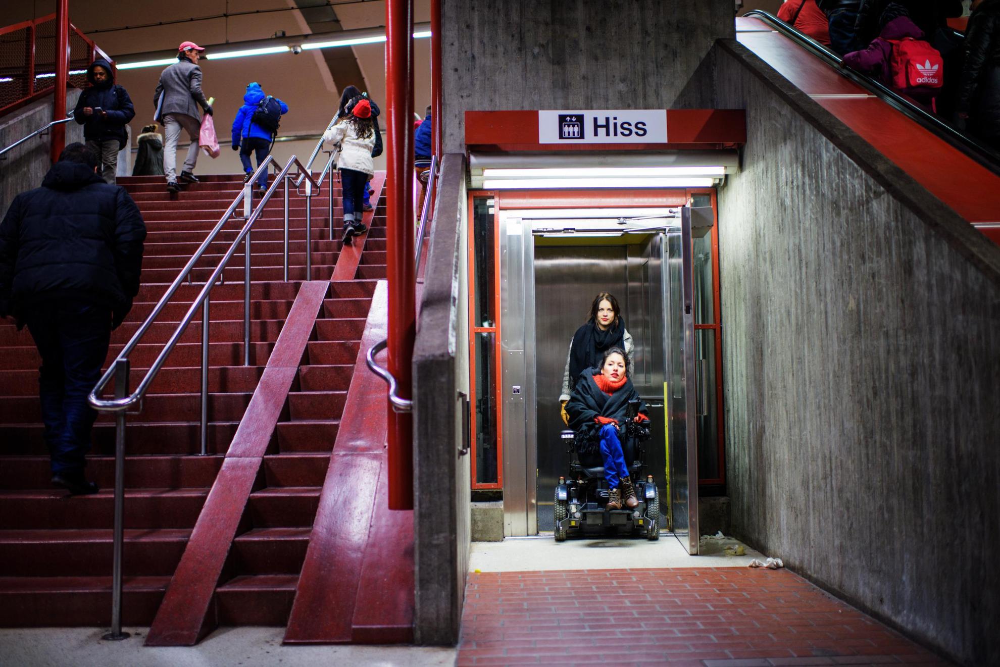 Accessibilité dans les transports publics