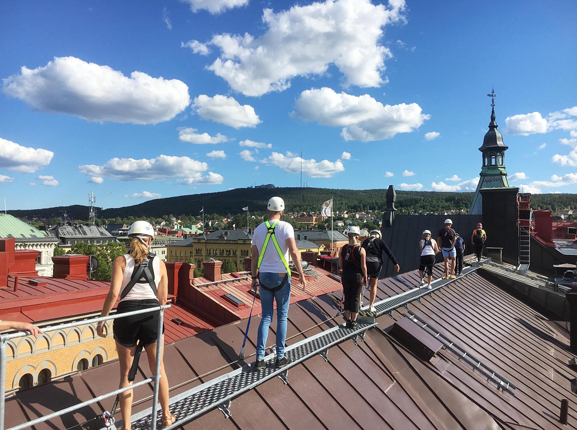 Tour sur les toits de Sundsvall