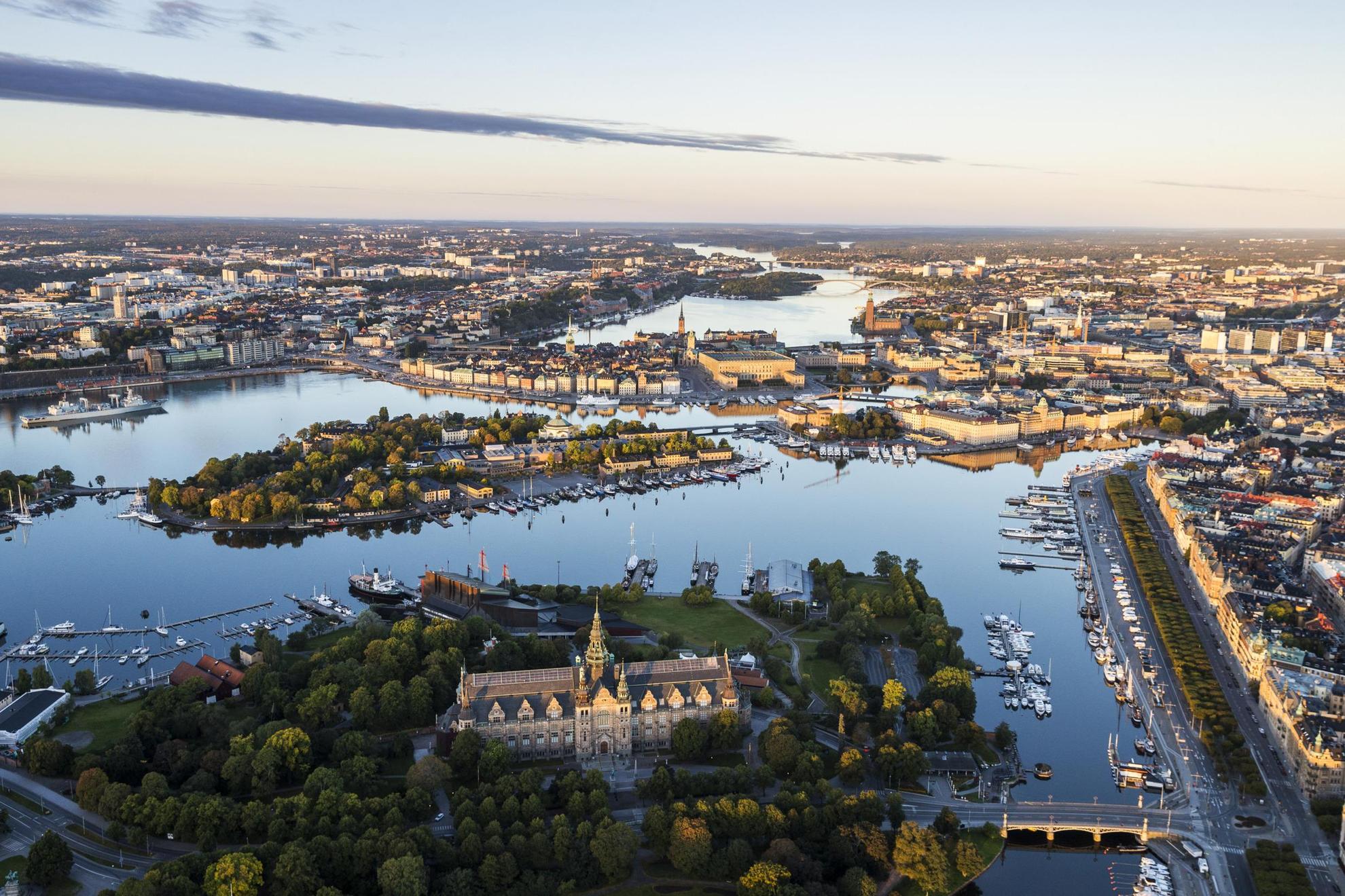 Stockholm sky view